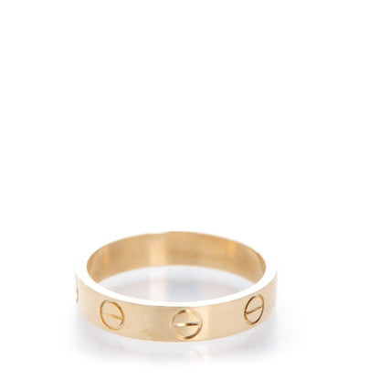 Cartier 18K Yellow Gold 3.5mm LOVE Wedding Band Ring 50 5.25 1 of 3