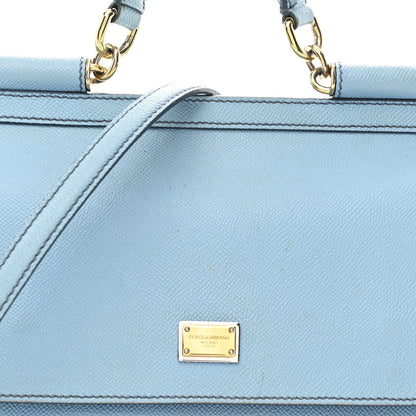 Dolce & Gabbana Dauphine Medium Miss Sicily Satchel Fiordaliso 7 of 11