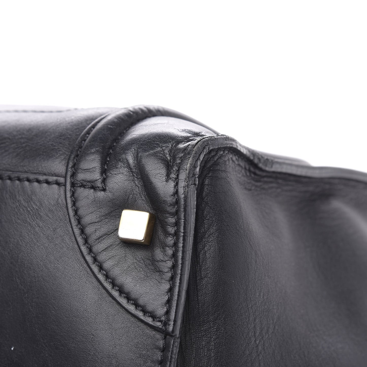 Smooth Calfskin Mini Luggage Black