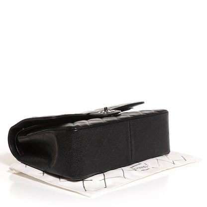 Chanel Caviar Quilted Jumbo Double Flap Black 4 of 10
