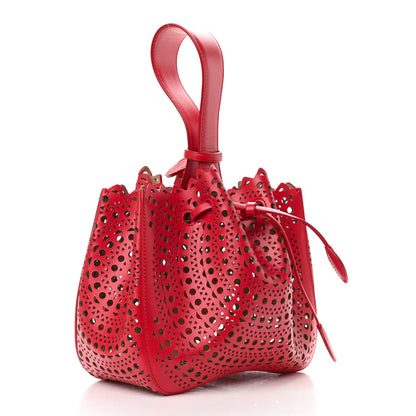 Alaia Calfskin Vienne Rose-Marie 19 Bag Red 3 of 8