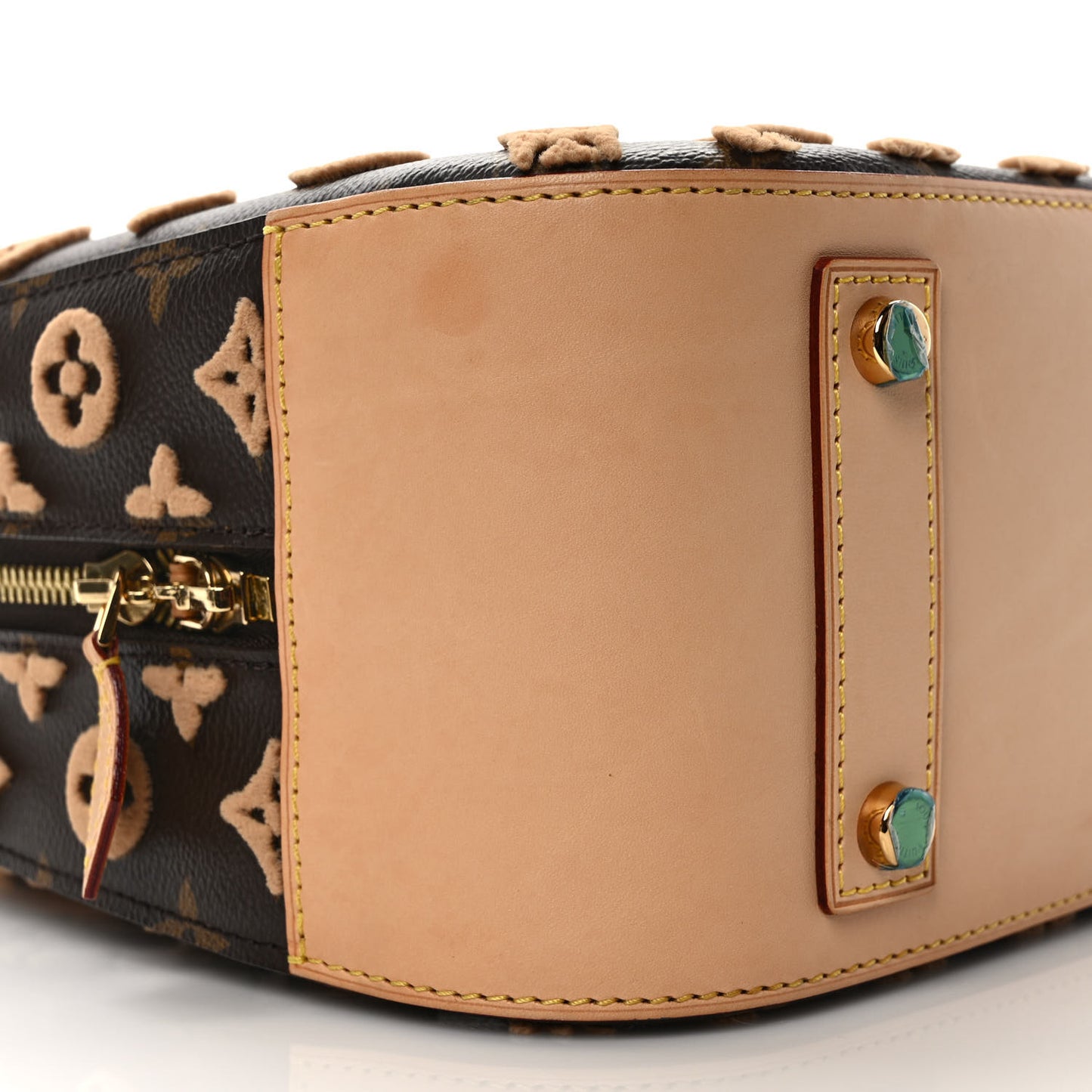 Monogram Tuffetage Deauville Cube Caramel