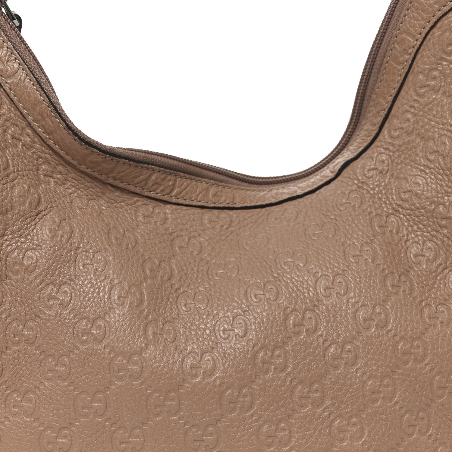 Gucci Guccissima GG Charm Hobo Beige 8 of 10