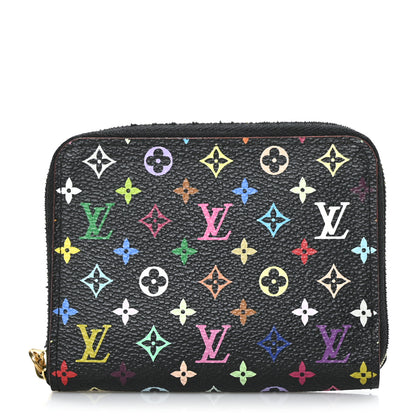 Louis Vuitton Monogram Multicolor Zippy Coin Purse Black Grenade 1 of 8