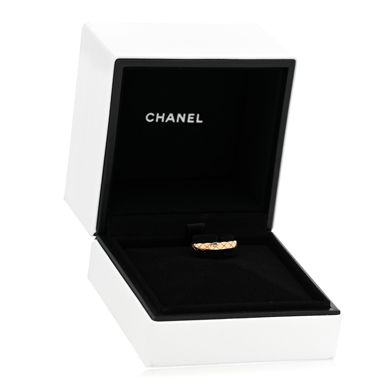 Chanel 18K Yellow Gold Mini Coco Crush Ring 49 4.75 6 of 6