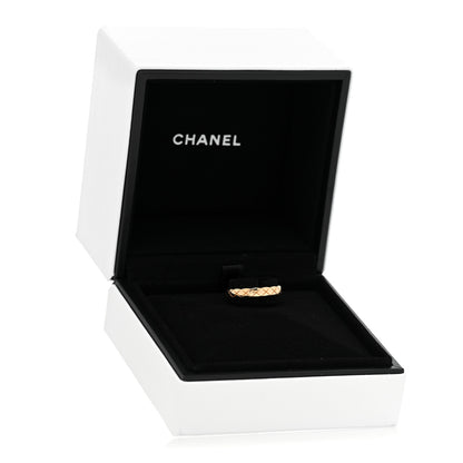 Chanel 18K Yellow Gold Mini Coco Crush Ring 49 4.75 6 of 6