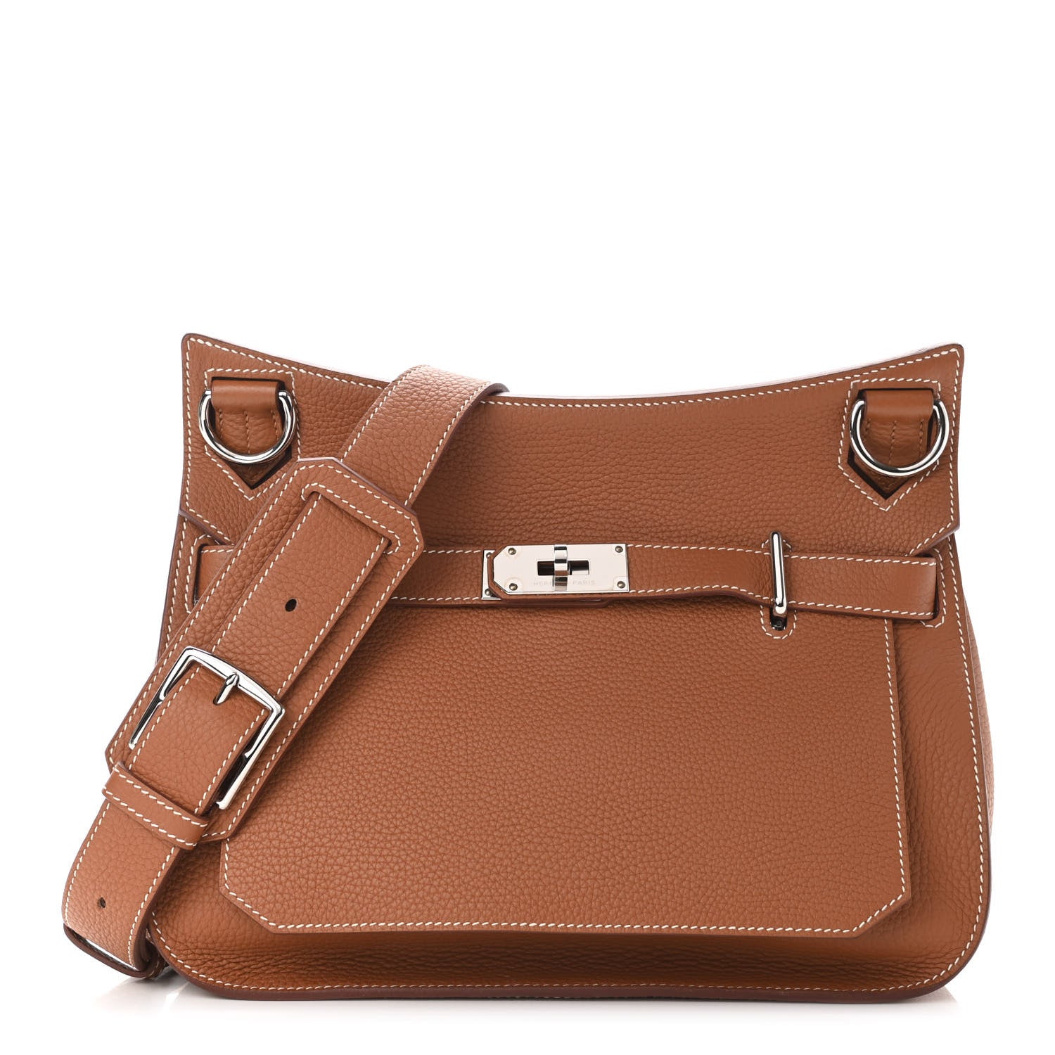 Hermes Taurillon Clemence Jypsiere 31 Gold 1 of 11