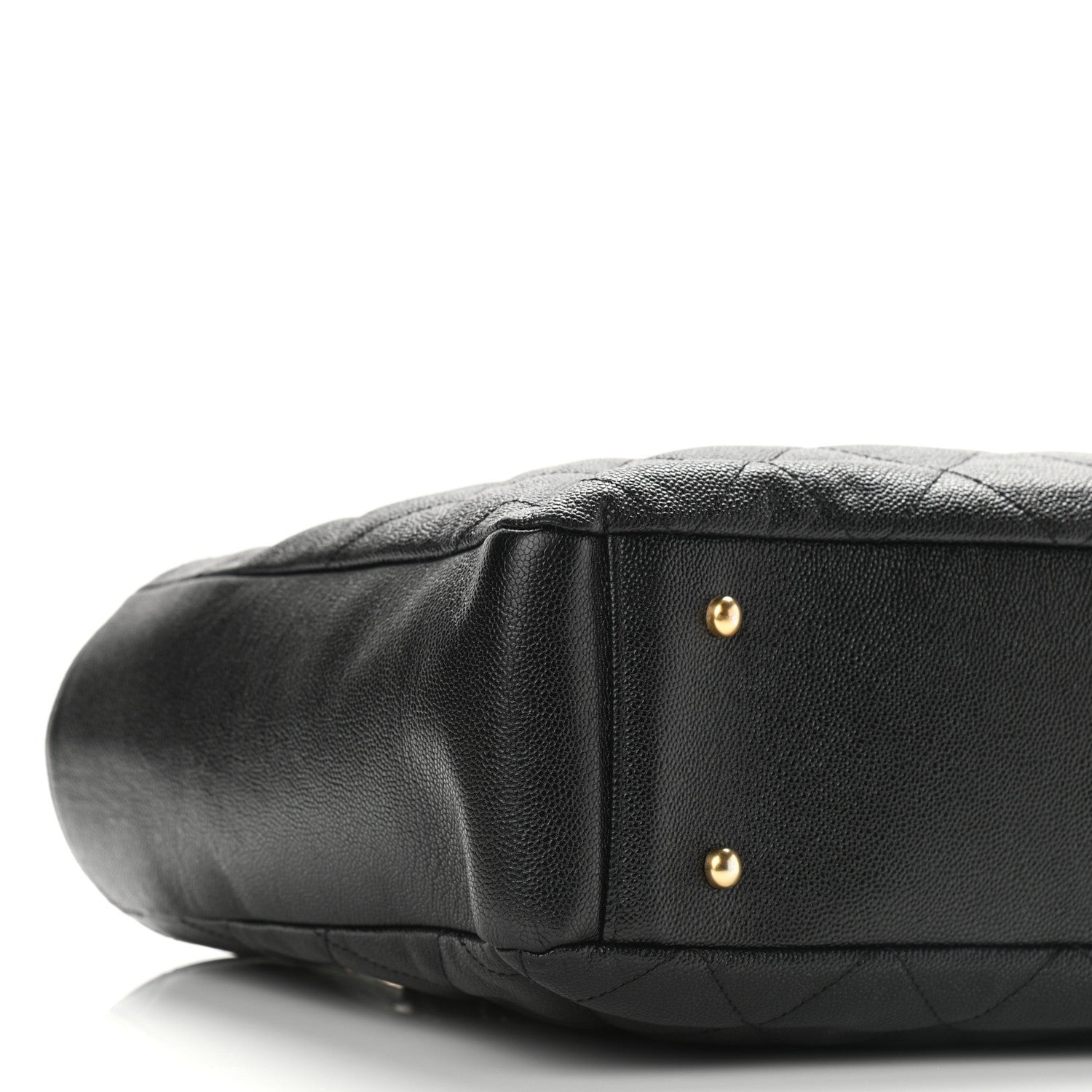 Chanel Caviar Quilted Small Shopping Tote Black 8 of 10