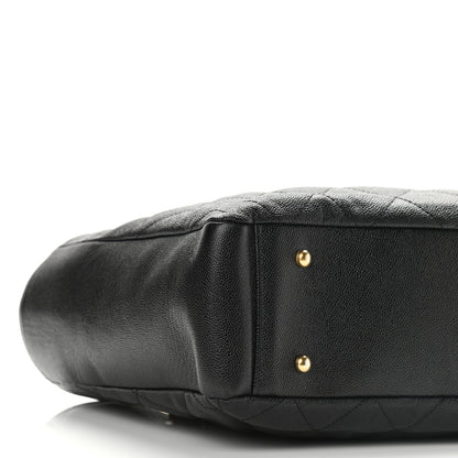 Chanel Caviar Quilted Small Shopping Tote Black 8 of 10