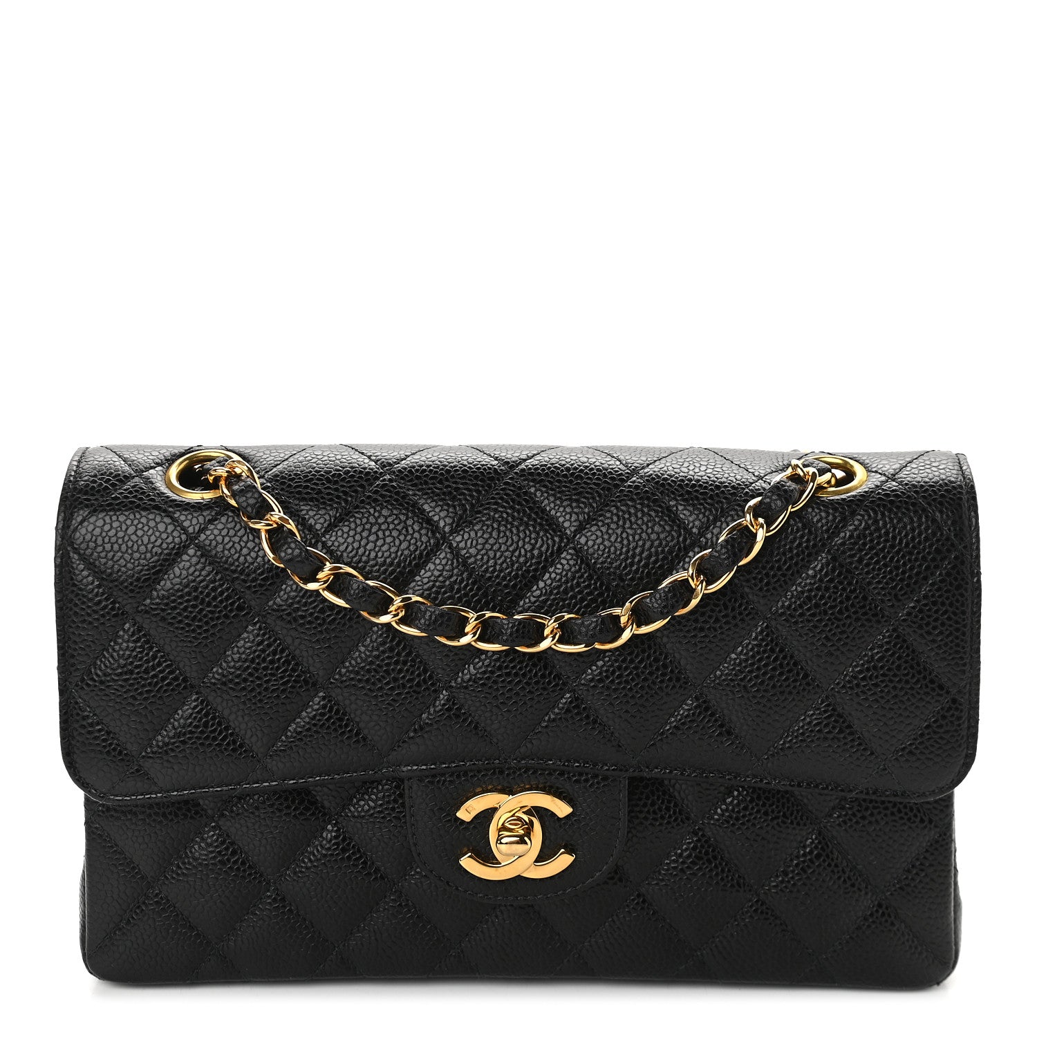 Chanel Caviar Quilted Small Double Flap Black 1 of 9