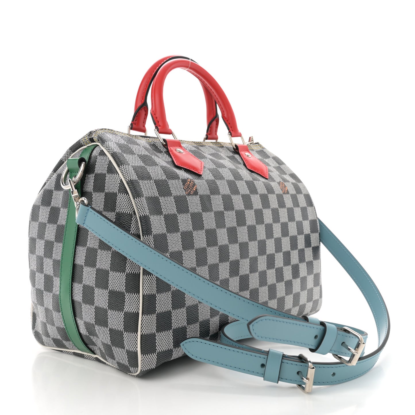 Damier Speedy Bandouliere 30 Black White