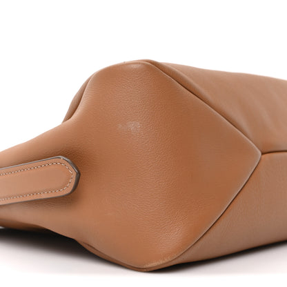 Prada Soft Calfskin Large Aimee Shoulder Bag Caramel 8 of 9
