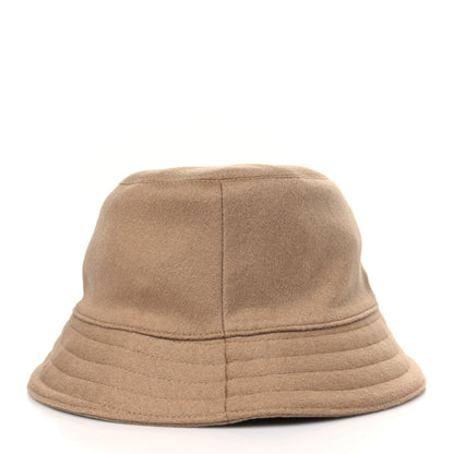 Hermes Cotton Harper H Sellier Bucket Hat 57 Beige Camel 3 of 8