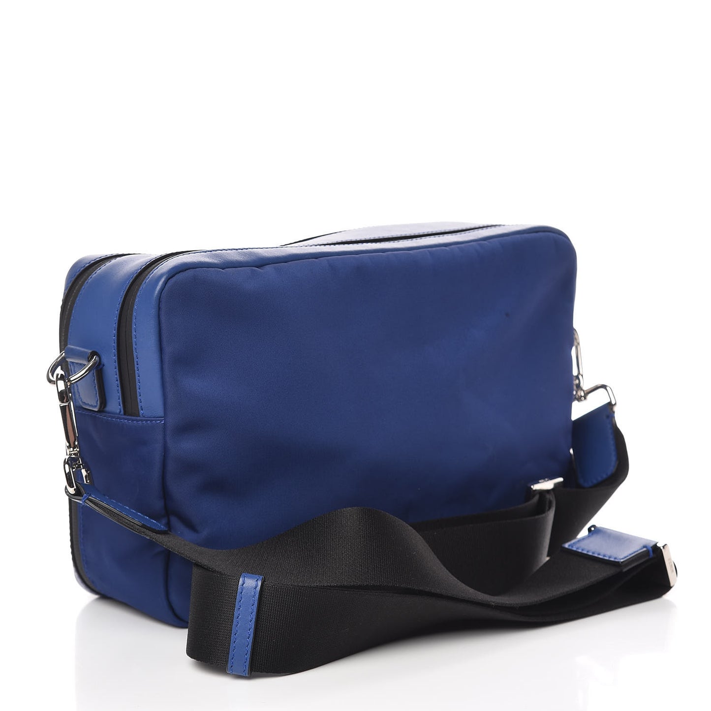 Nylon Vitello Century Vocabulary Camera Bag Blue Cobalto Blue Neon Sunflower