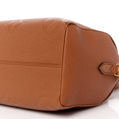 Louis Vuitton Empreinte Monogram Giant Speedy Bandouliere 25 Cognac 12 of 12