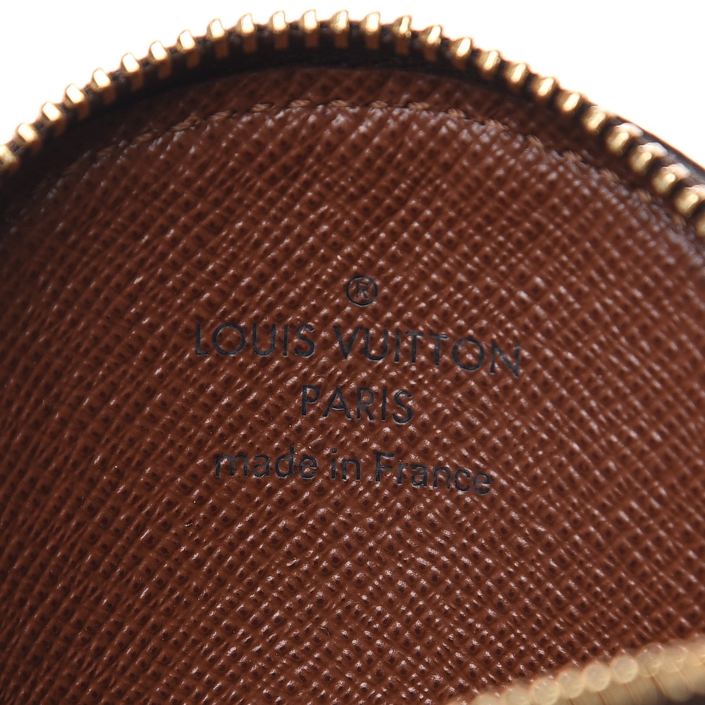 Monogram Round Coin Purse