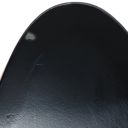 Chanel Patent CC Cap Toe Ballerina Flats 39 Black Beige 10 of 10