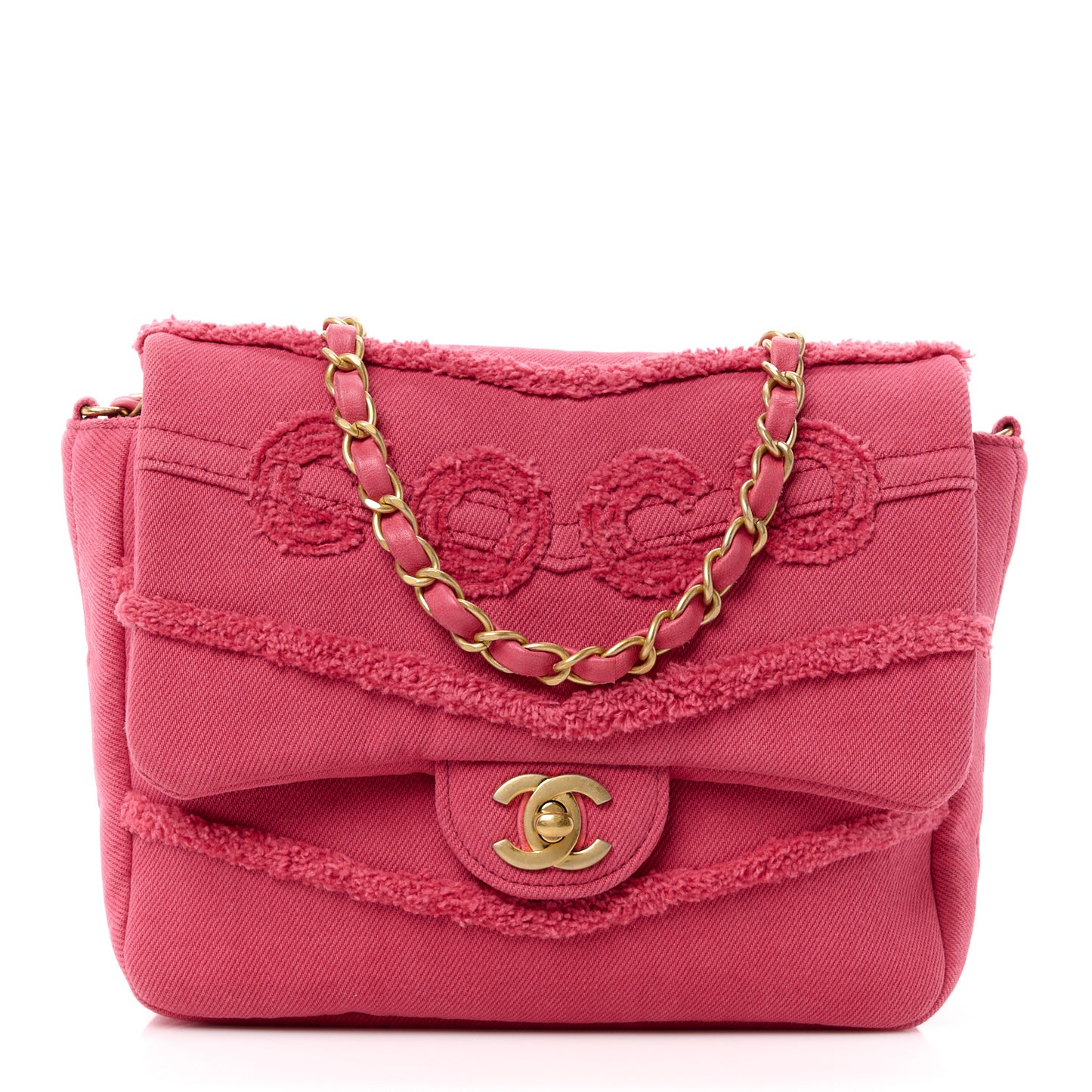 Denim Coco Flap Pink