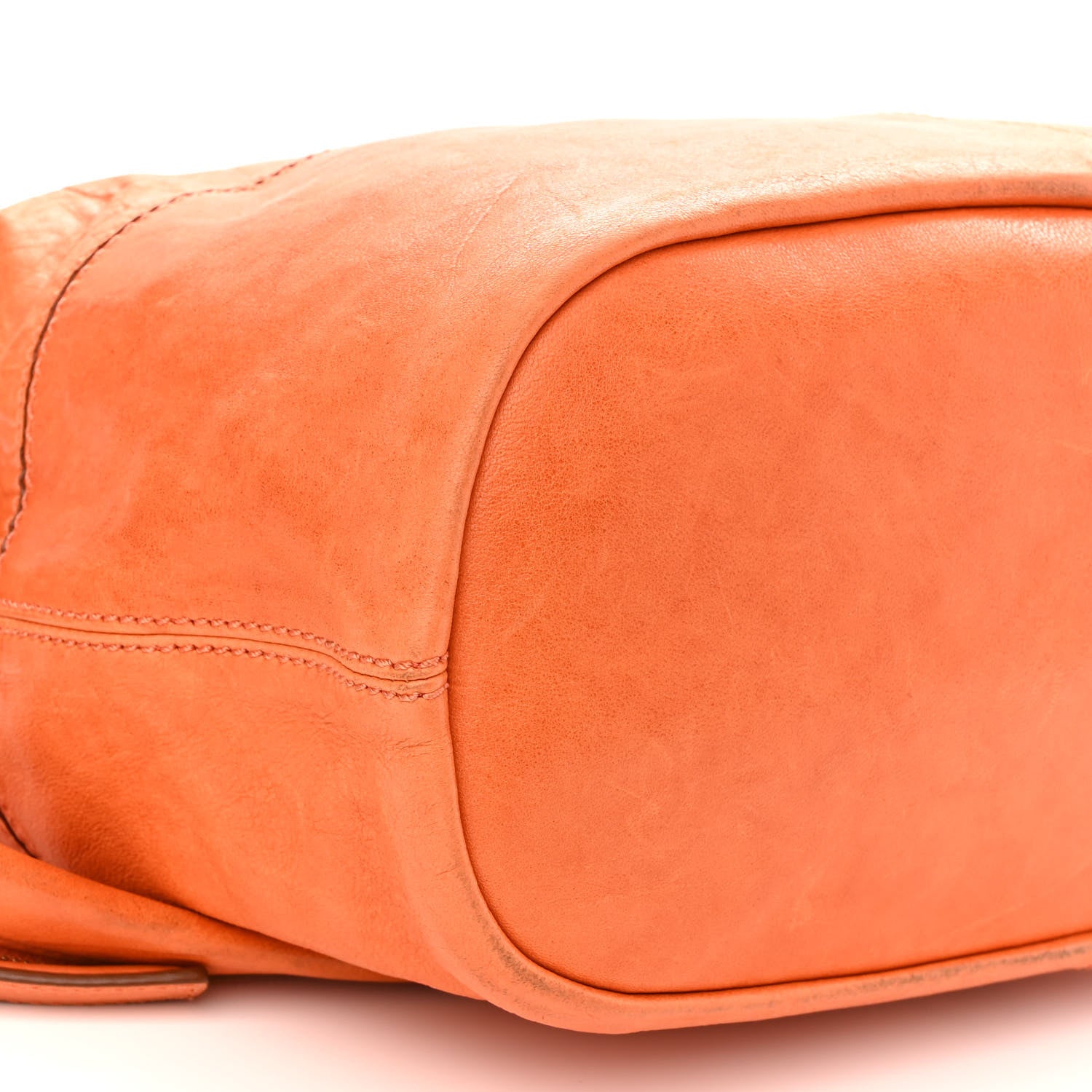 Givenchy Wrinkled Lambskin Medium Nightingale Orange 9 of 14