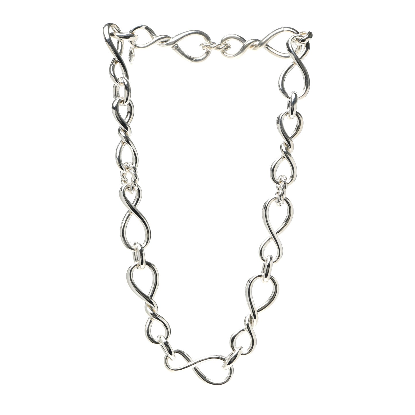 Sterling Silver Continuance Chain Necklace