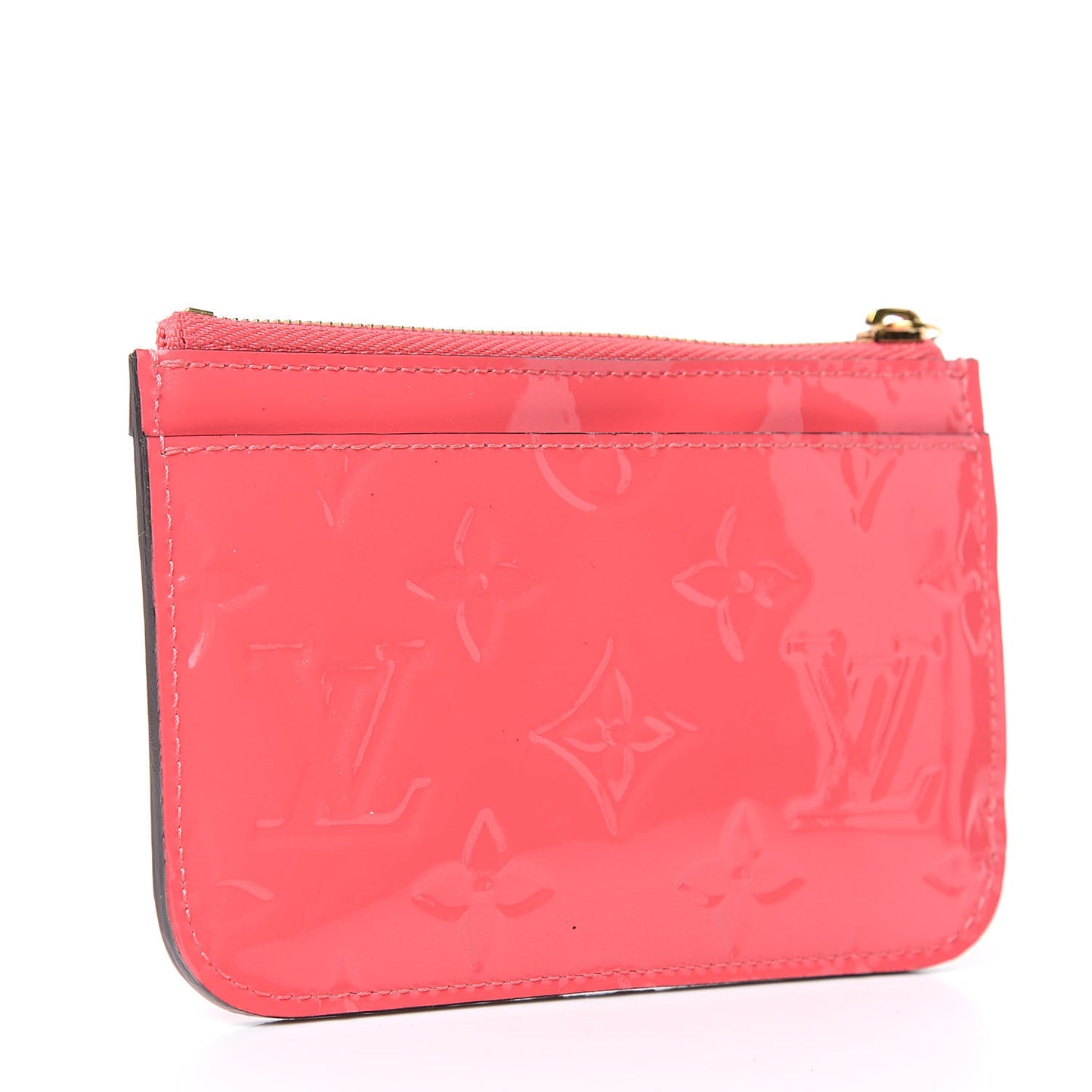 Vernis Key Pouch Rose Litchi