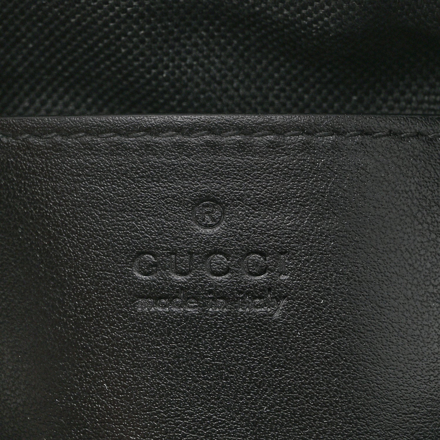 Gucci Calfskin Matelasse Monochrome Mini GG Marmont Chain Shoulder Bag Black 6 of 11