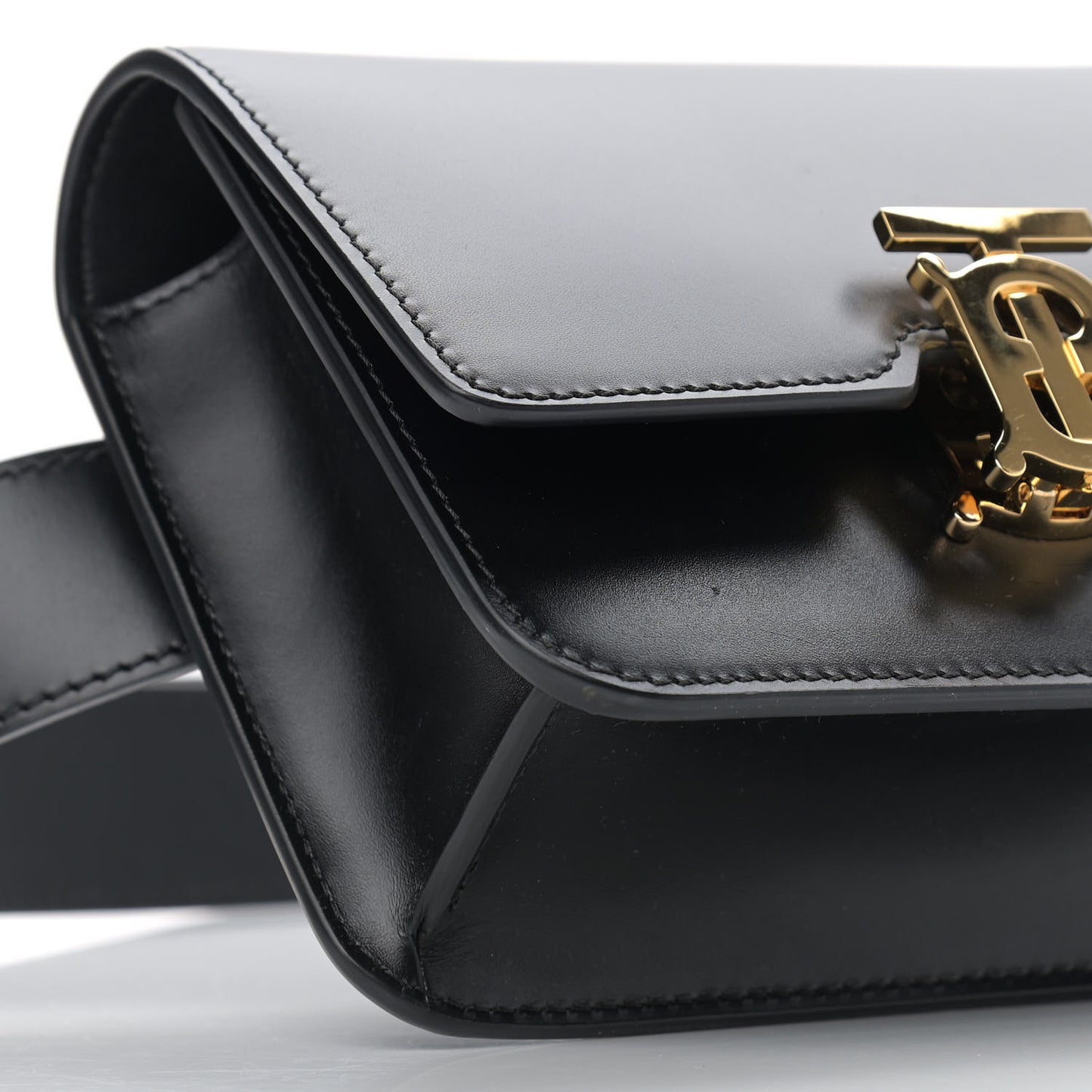 Calfskin TB Belt Bag Black