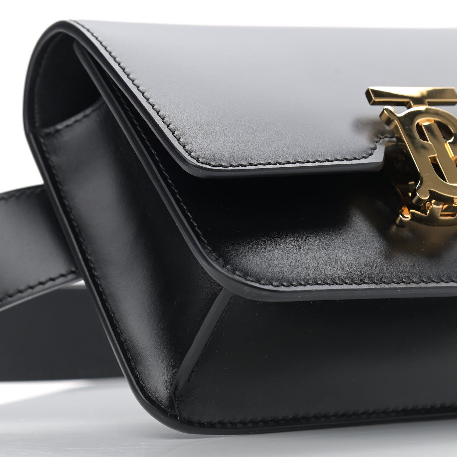 Burberry Calfskin TB Belt Bag Black 7 of 9