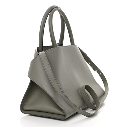 Salvatore Ferragamo Calfskin Small Hug Bag Ash Grey 3 of 10