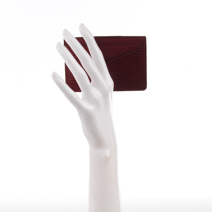 Louis Vuitton Epi Neo Porte-Cartes Card Holder Bordeaux 2 of 7