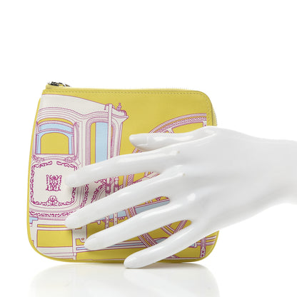 Hermes Swift Balade en Berline Carre Pocket Pouch Lime 2 of 6