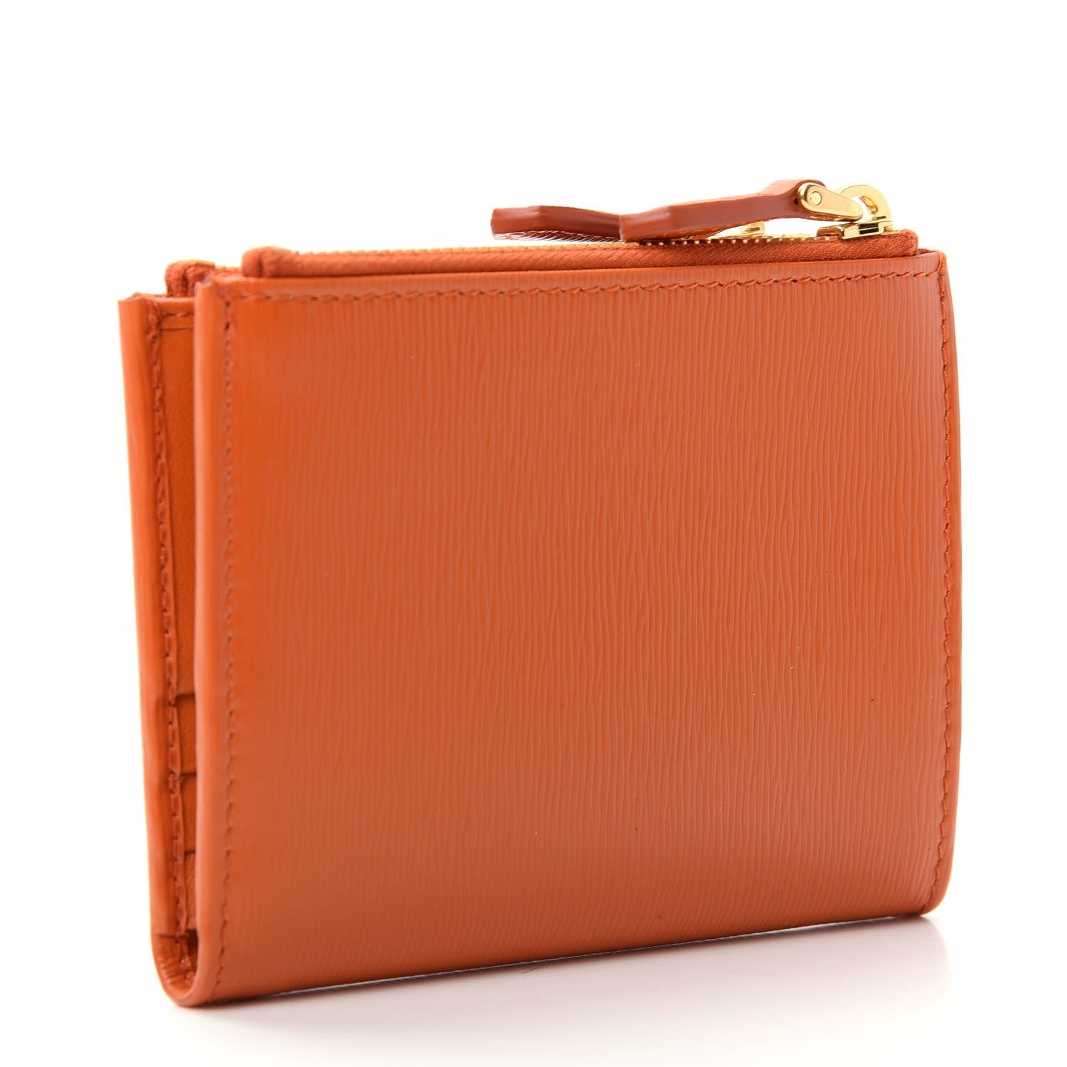 Prada Vitello Move Wallet Papaya 4 of 7