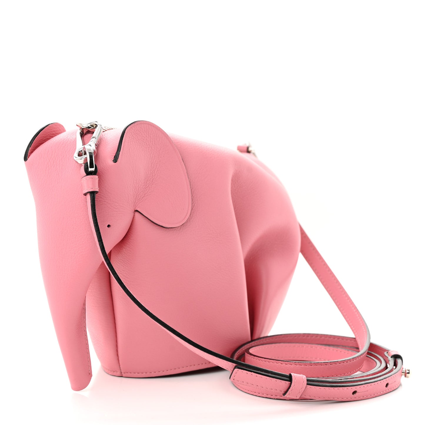 Calfskin Mini Elephant Crossbody Bag Candy