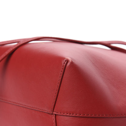 Mansur Gavriel Calfskin Mini Bucket Bag Flamma 9 of 10