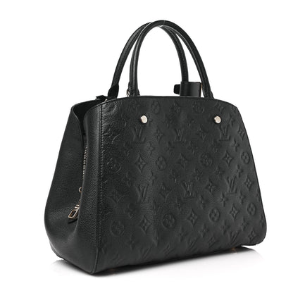 Louis Vuitton Empreinte Montaigne MM Black 3 of 8