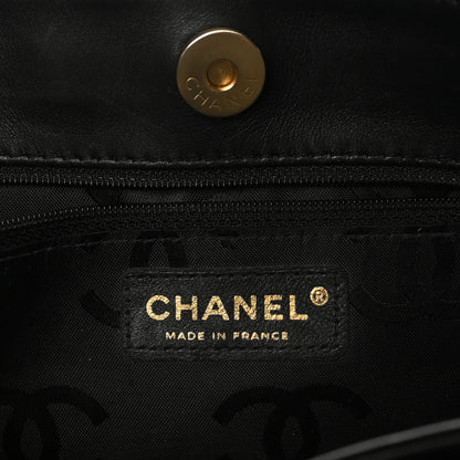 Chanel Calfskin Wild Stitch Tote Black 6 of 9