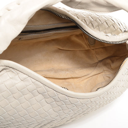 Bottega Veneta Nappa Intrecciato Medium Belly Veneta Hobo Cream 5 of 9