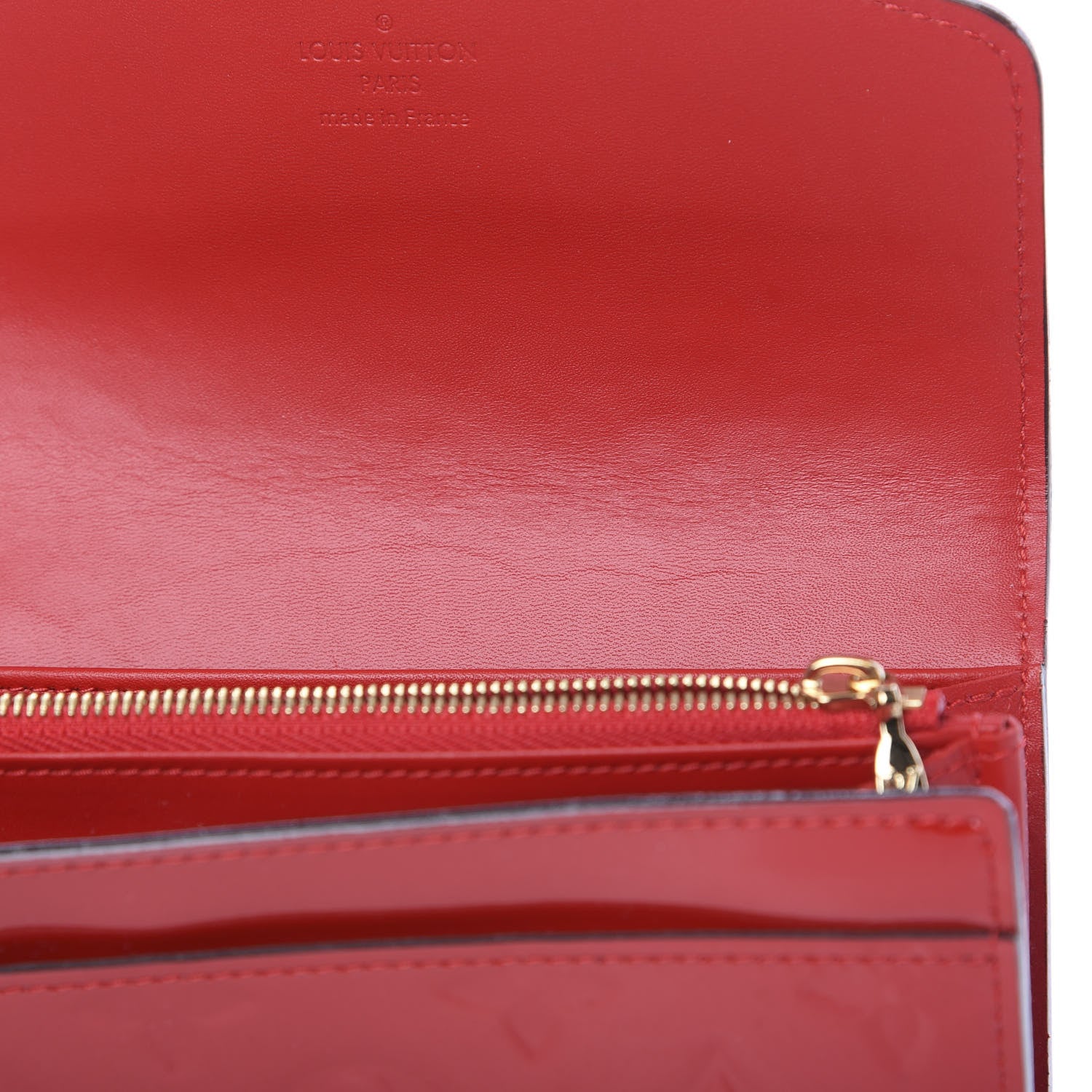 Louis Vuitton Vernis Sarah Compact Wallet Cherry 7 of 8