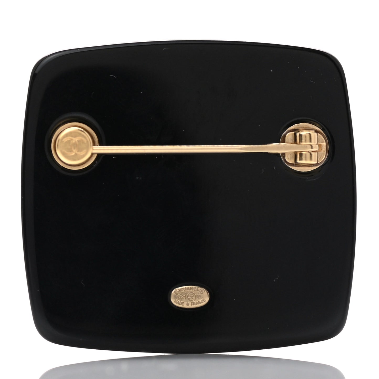 Crystal Pearl Eyeshadow Pallette Brooch Black Multicolor