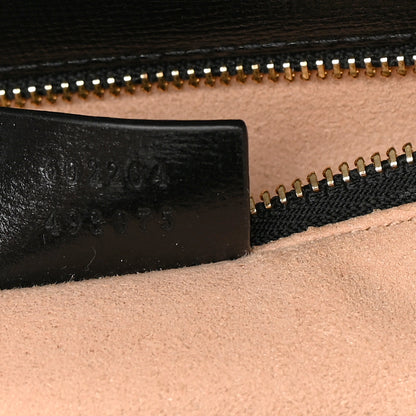 Gucci Azalea Calfskin Horsebit 1955 Shoulder Bag Black 7 of 13