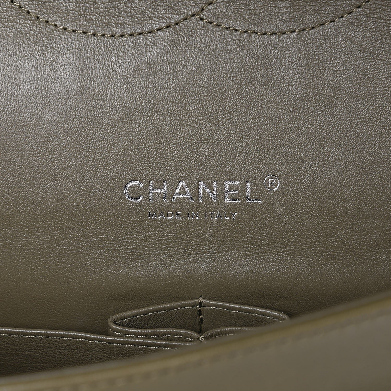 Chanel Lambskin Quilted Maxi Double Flap Green 6 of 7