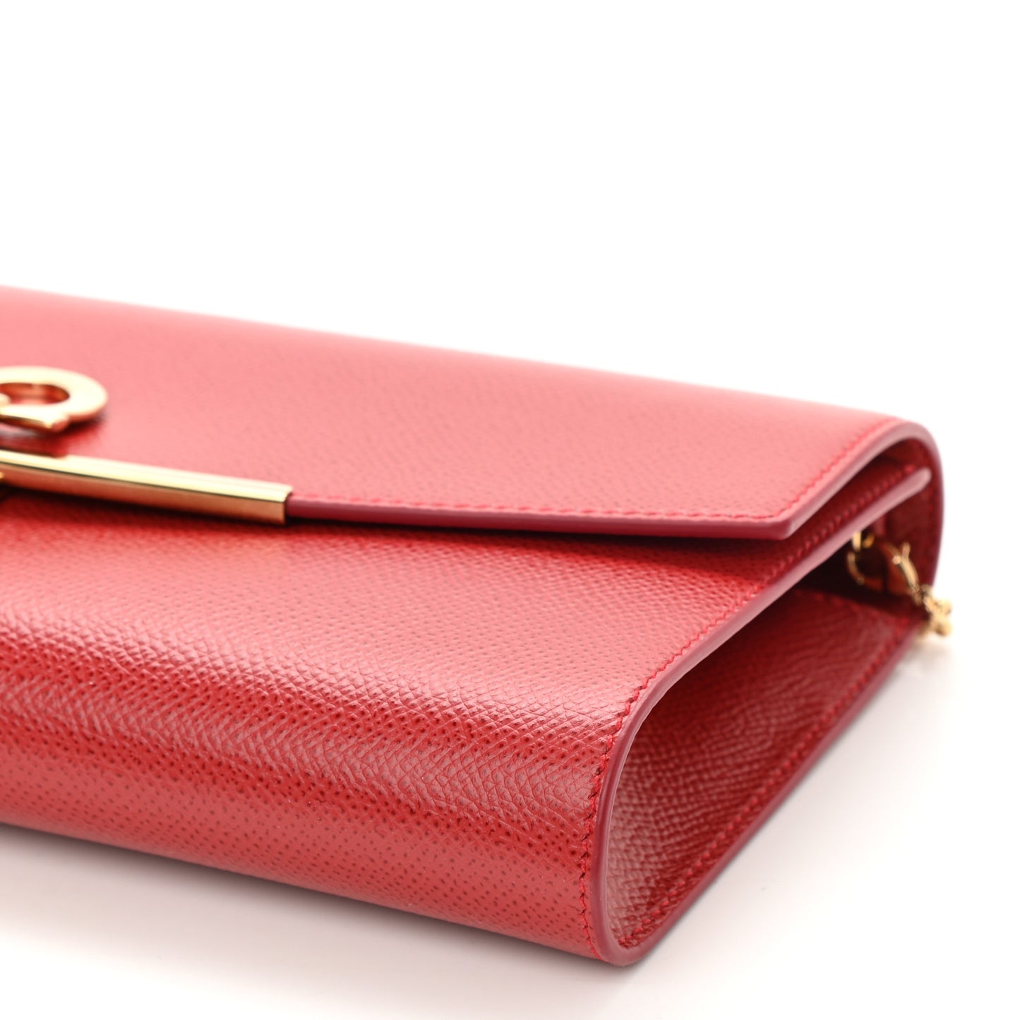 Hammered Calfskin Mini Gancini Icona Bag Lipstick