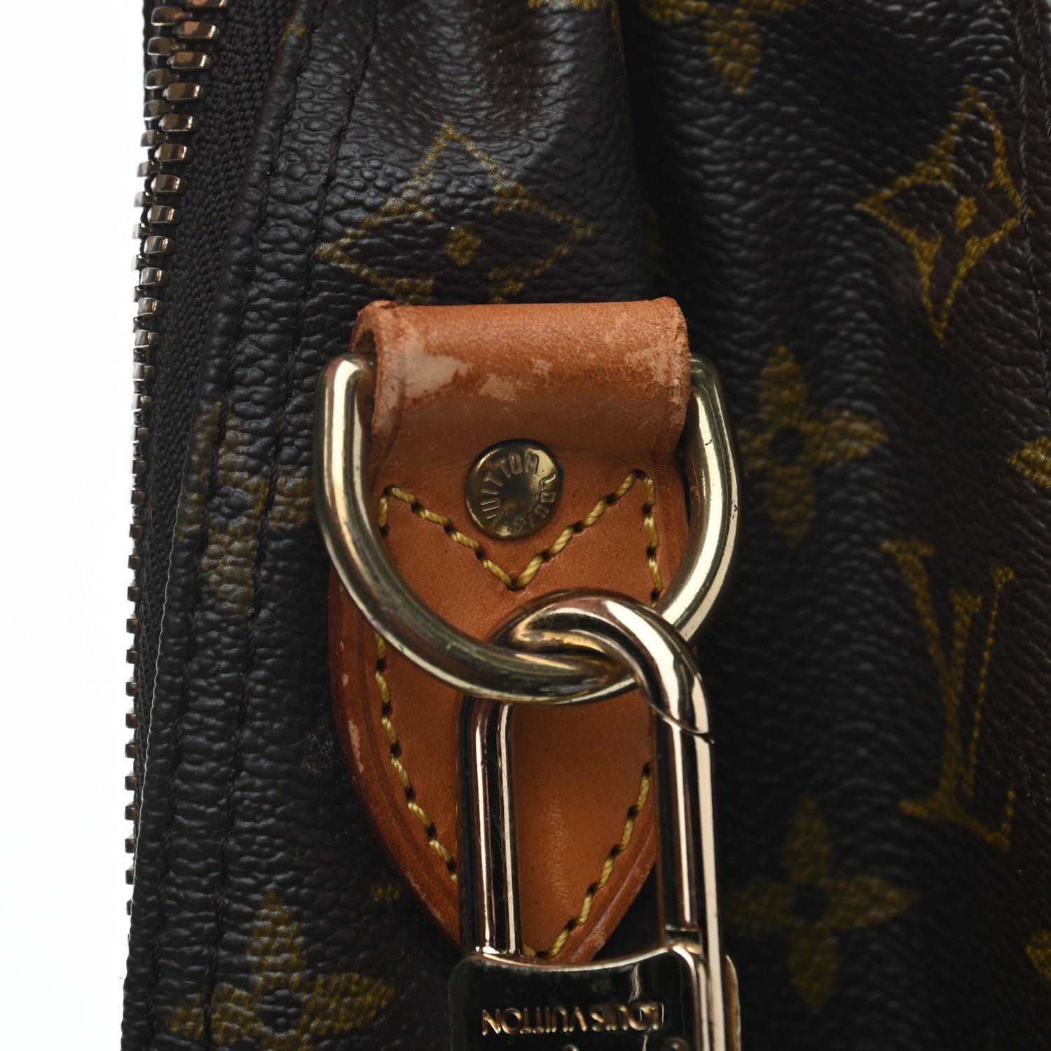Louis Vuitton Monogram Alize 2 Compartment Luggage Travel Bag 13 of 19