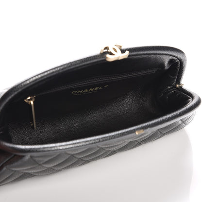 Chanel Caviar Quilted Timeless Clutch Black 9 of 15