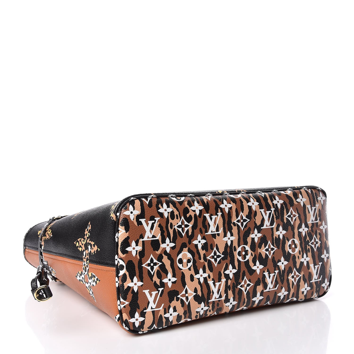 Louis Vuitton Monogram Giant Jungle Neverfull MM Black 5 of 11