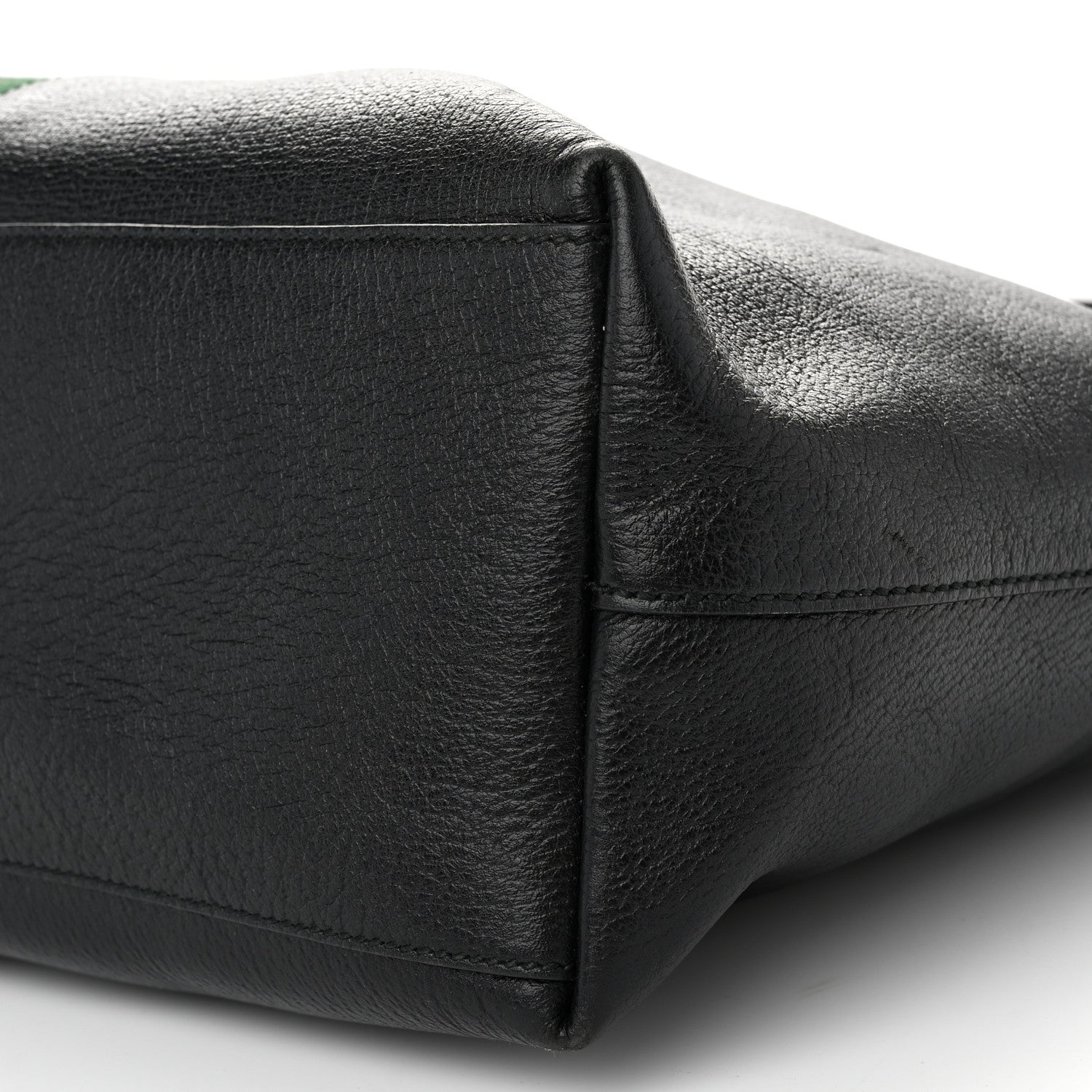 Gucci Textured Calfskin Web Medium Ophidia Shopping Tote Black 10 of 10