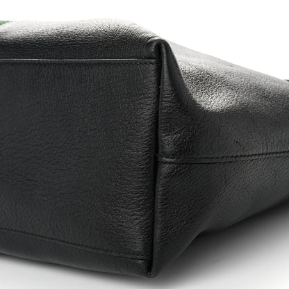 Gucci Textured Calfskin Web Medium Ophidia Shopping Tote Black 10 of 10