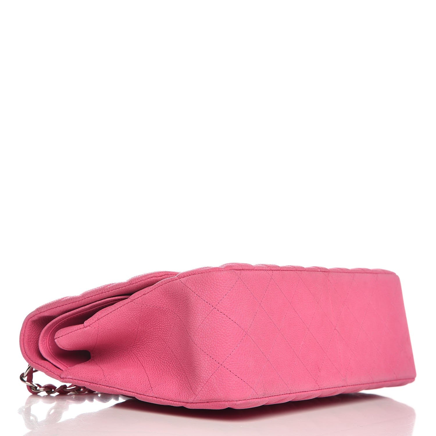 Chanel Iridescent Caviar Quilted Jumbo Double Flap Pink 5 of 29