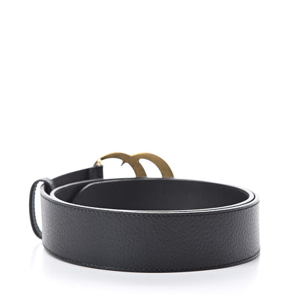 Gucci Textured Calfskin Double G 40mm Belt 90 36 Black 3 of 6