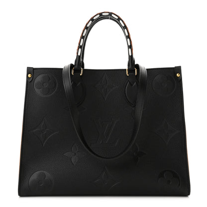 Louis Vuitton Empreinte Monogram Giant Wild At Heart Onthego MM Black 1 of 9